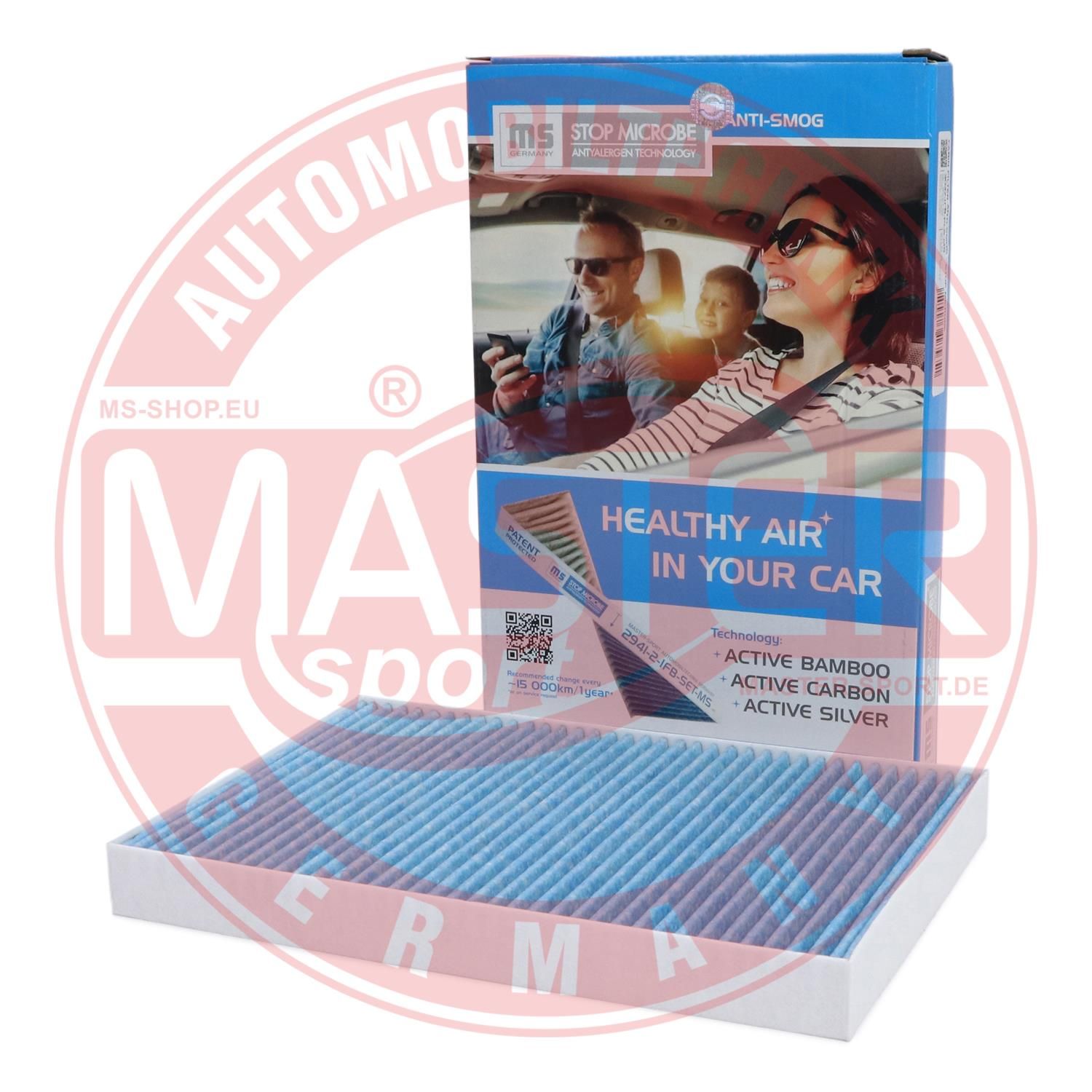 MASTER-SPORT GERMANY 3037-IFB-PCS-MS STOP MICROBE Antiallergen Technology Filter vnútorného priestoru